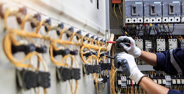 Professional Electrician technician working in Crane, TX